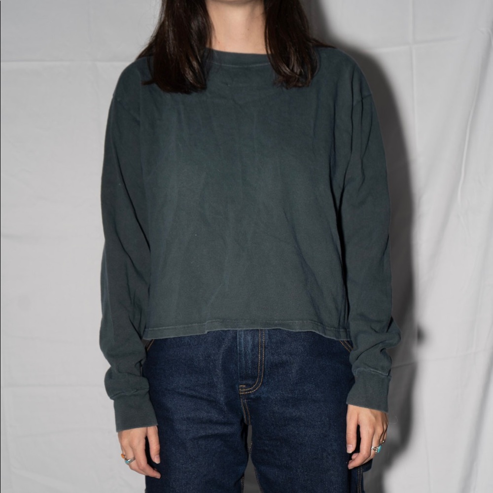 Brandy long sleeve dark green